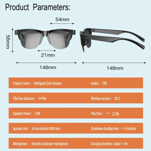 Load image into Gallery viewer, Bluetooth Sunglasses