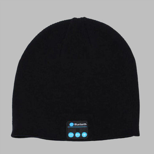 Load image into Gallery viewer, Bluetooth Beanie: Wireless Warmth in Black