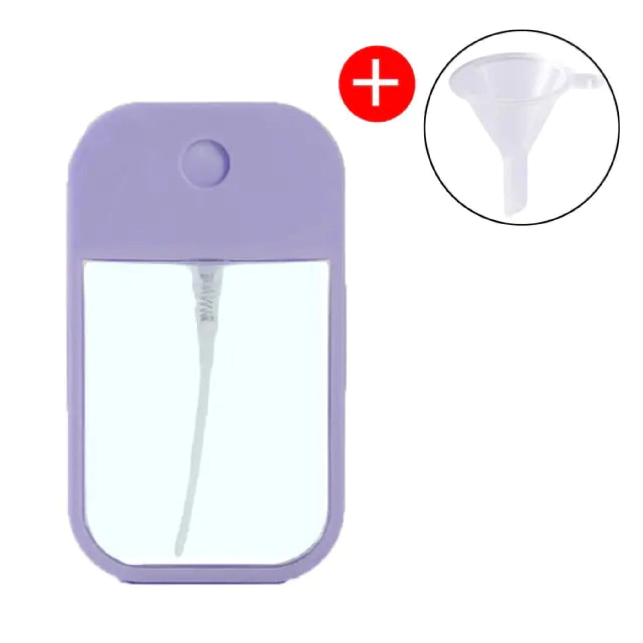 Mini Refillable Sanitizer Bottle in Purple