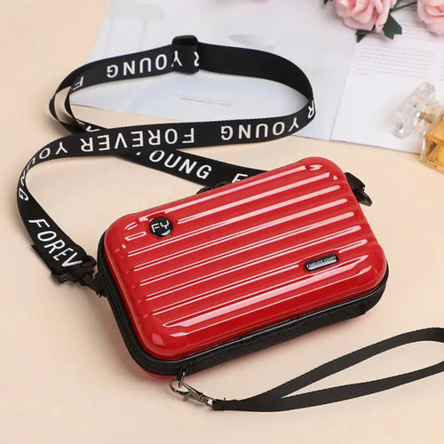 Load image into Gallery viewer, Mini Suitcase Bag in Red
