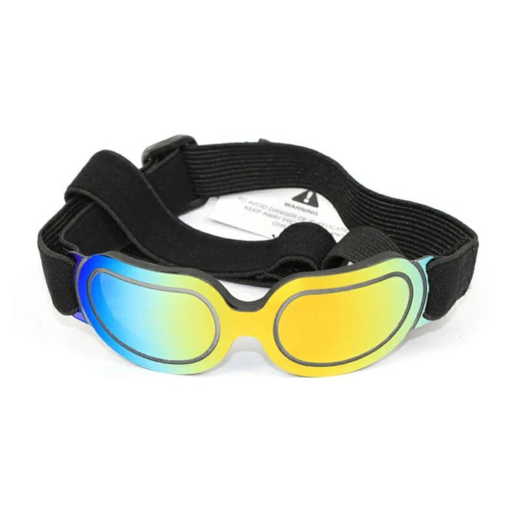 UV Protection Dog Sunglasses in Yellow