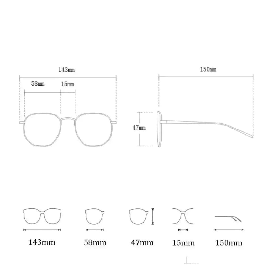 Gabana Sunglasses Measurements