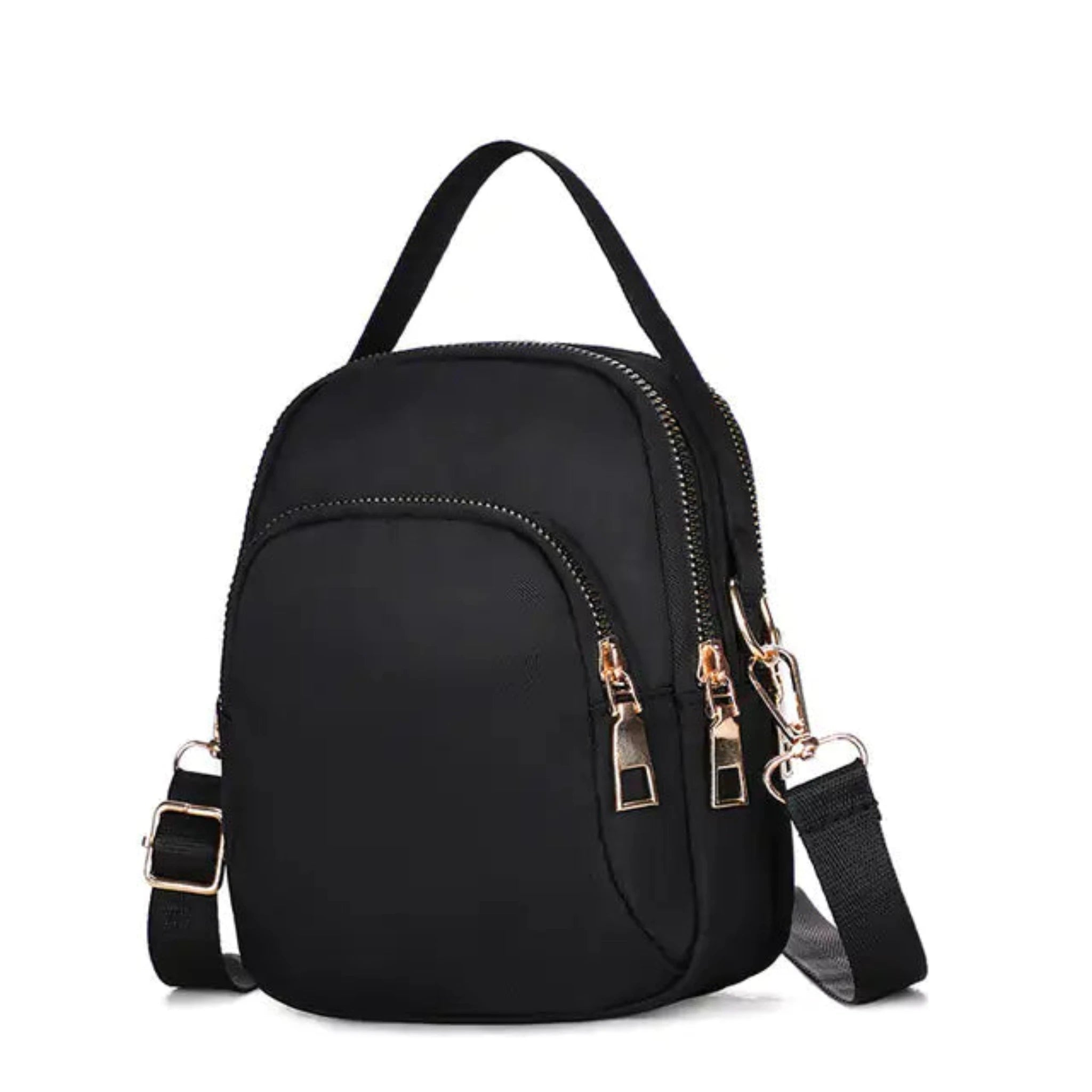 Multifunctional Shoulder Bag in Black