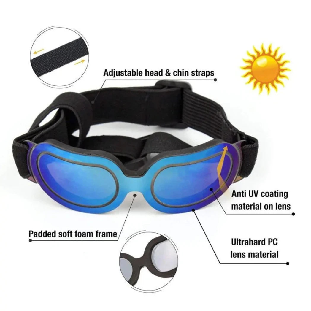 UV Protection Dog Sunglasses Features