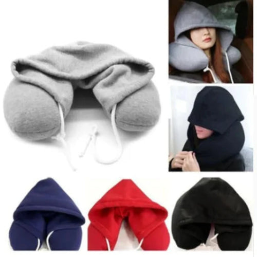 Load image into Gallery viewer, Travel Pillow &amp; Privacy Hoodie
