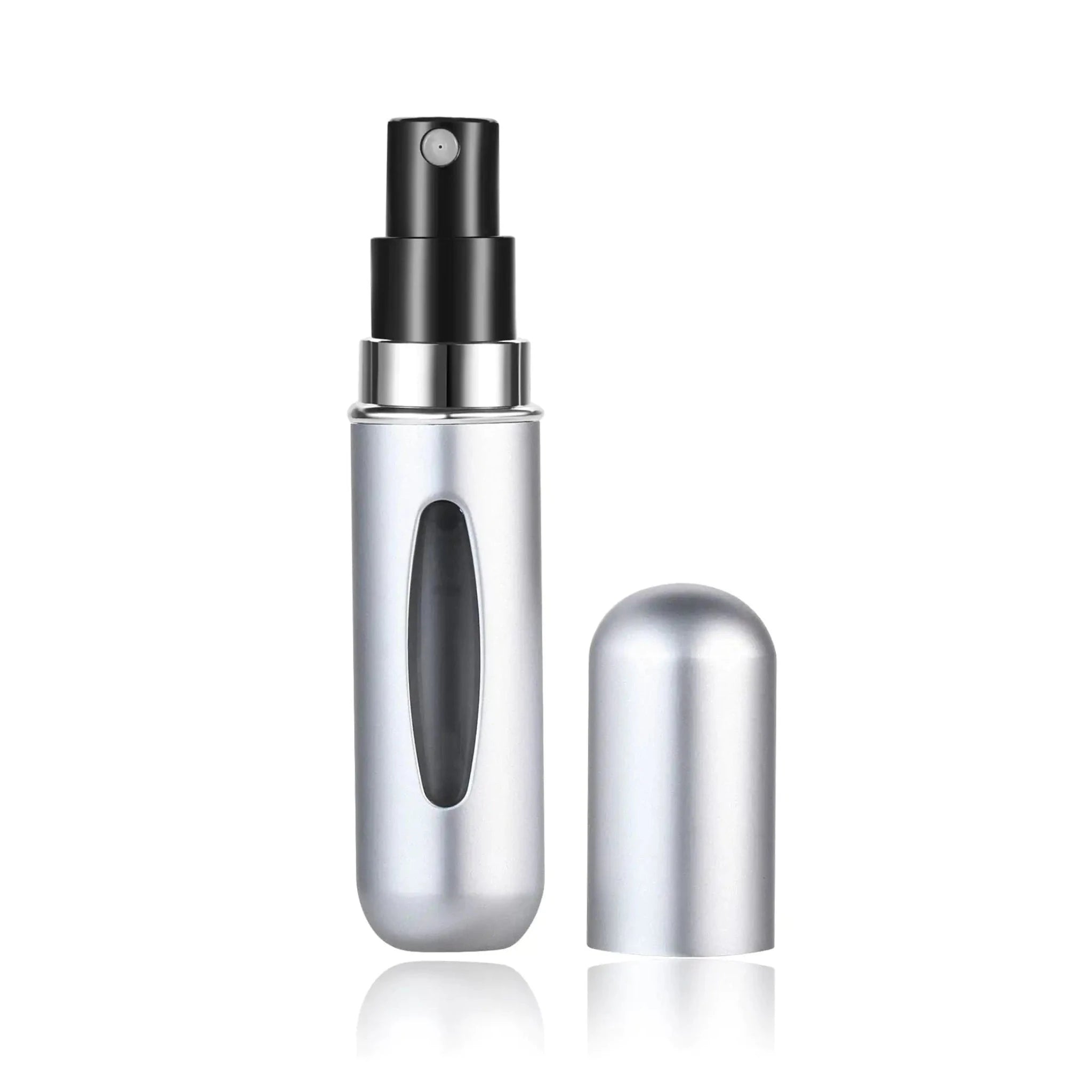 Refillable Perfume Bottle in Silver