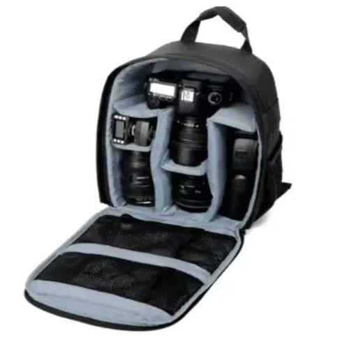 Load image into Gallery viewer, Outdoor Camera Backpack in Gray
