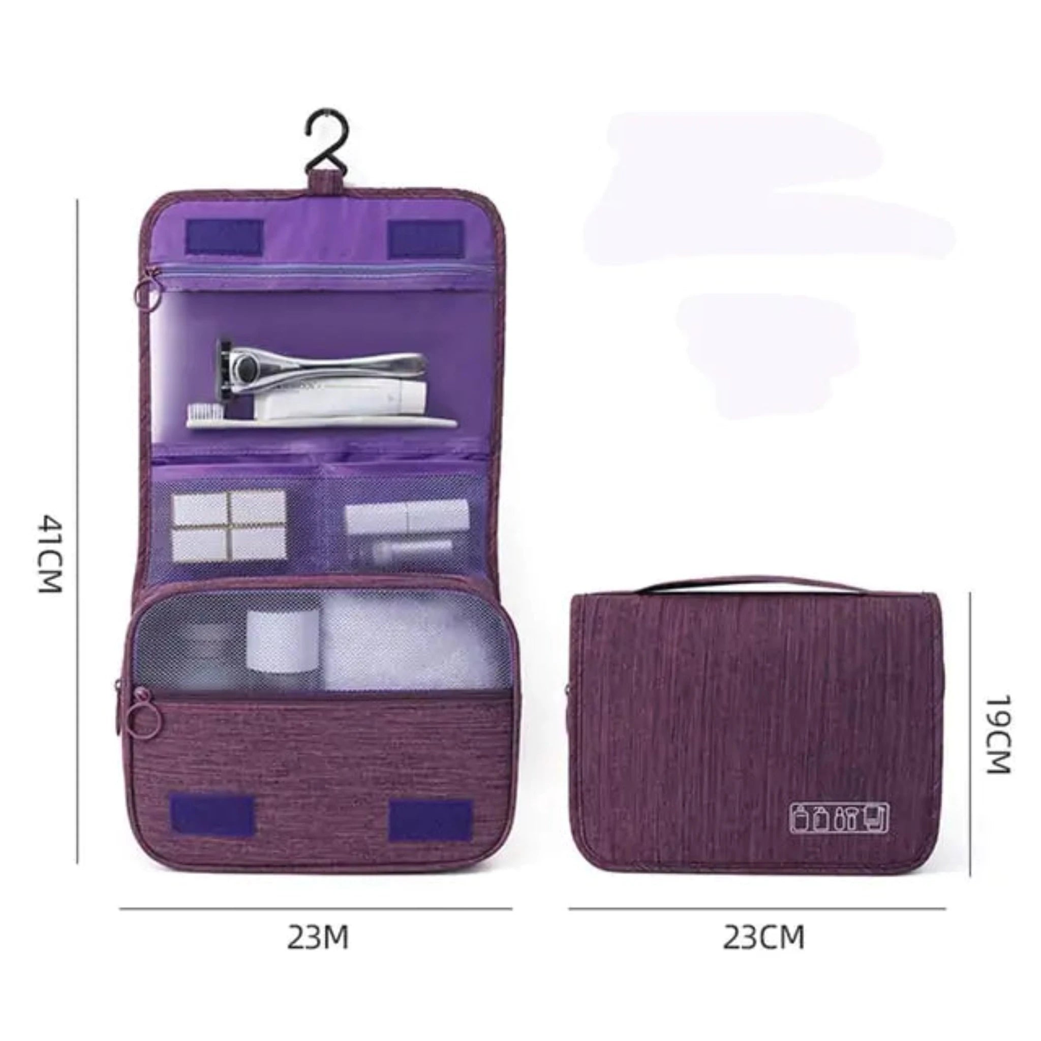 Hanging Storage Bag in Purple