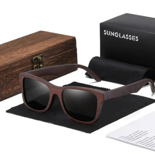 Load image into Gallery viewer, Bamboo Sunglasses
