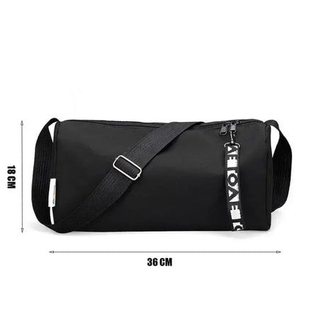 Waterproof Fitness Bag in Black