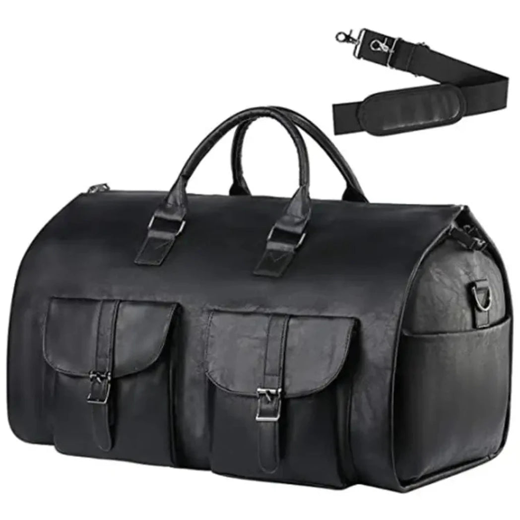 Waterproof Convertible Travel Bag in Black