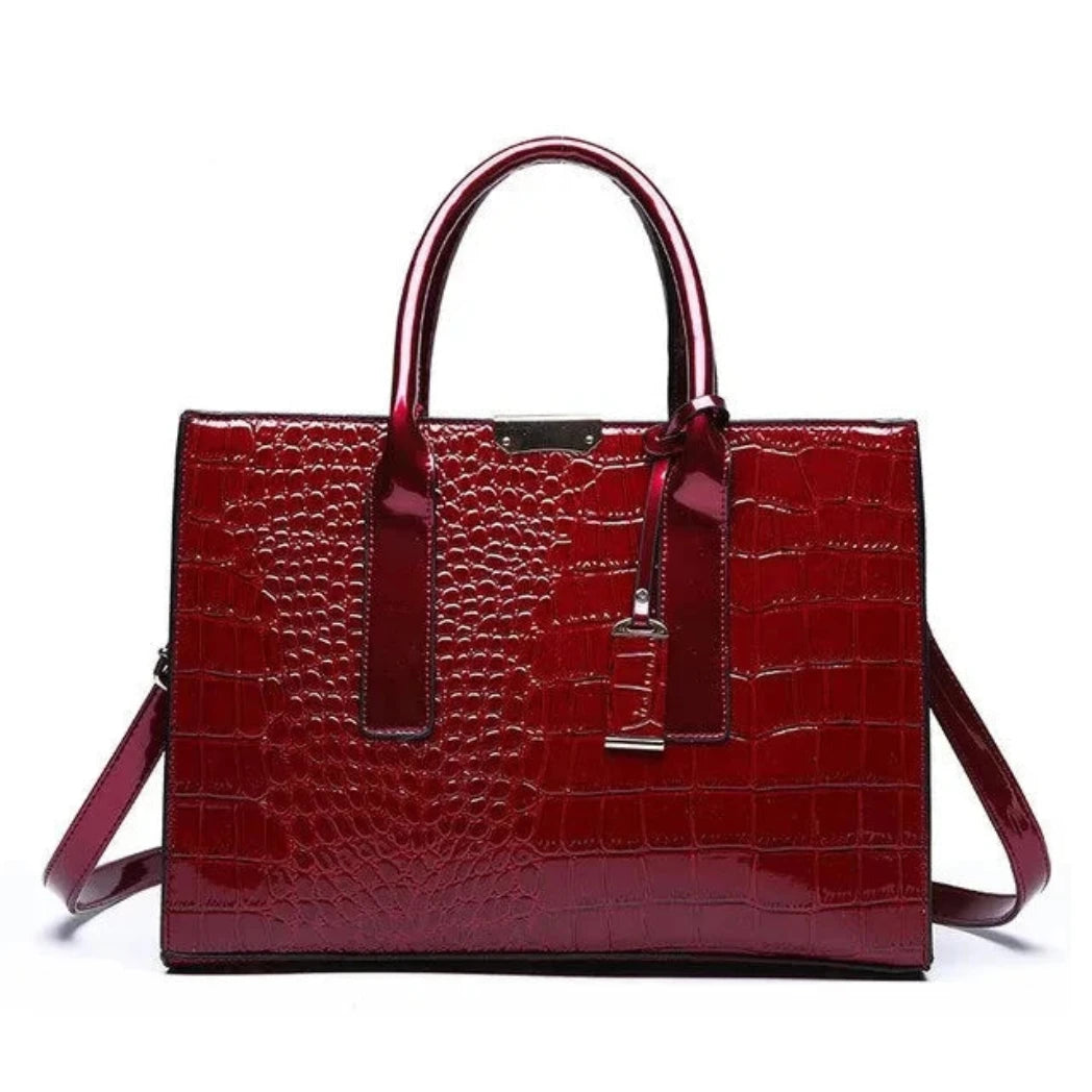 Shoulder Bag in Red