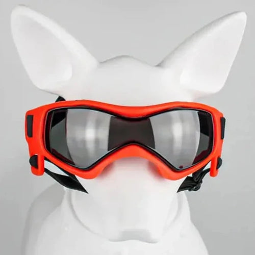 Load image into Gallery viewer, Adjustable UV Protection Puppy Sunglasses in Red
