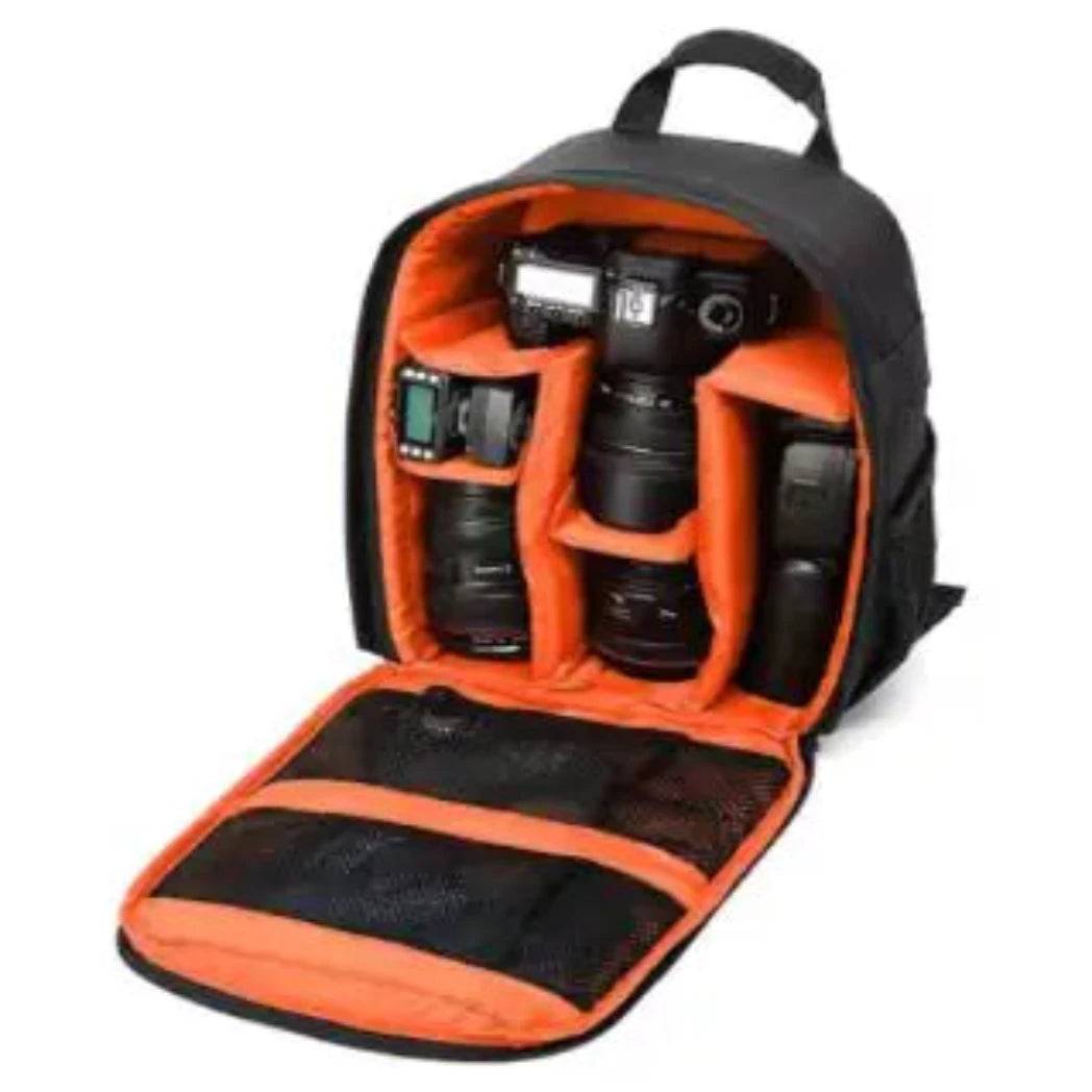 Outdoor Camera Backpack in Orange