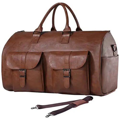 Load image into Gallery viewer, Waterproof Convertible Travel Bag n Tuscan Brown
