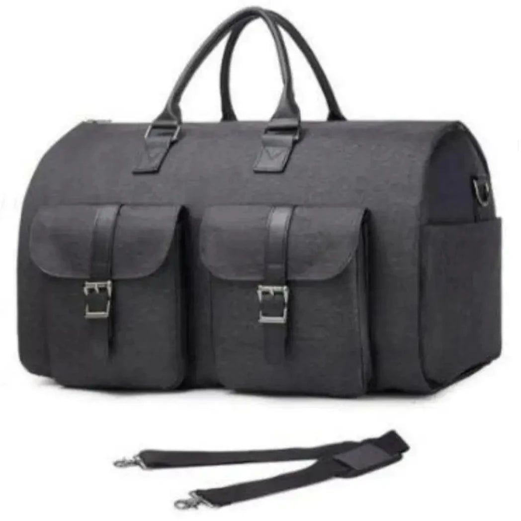 Waterproof Convertible Travel Bag in Gray