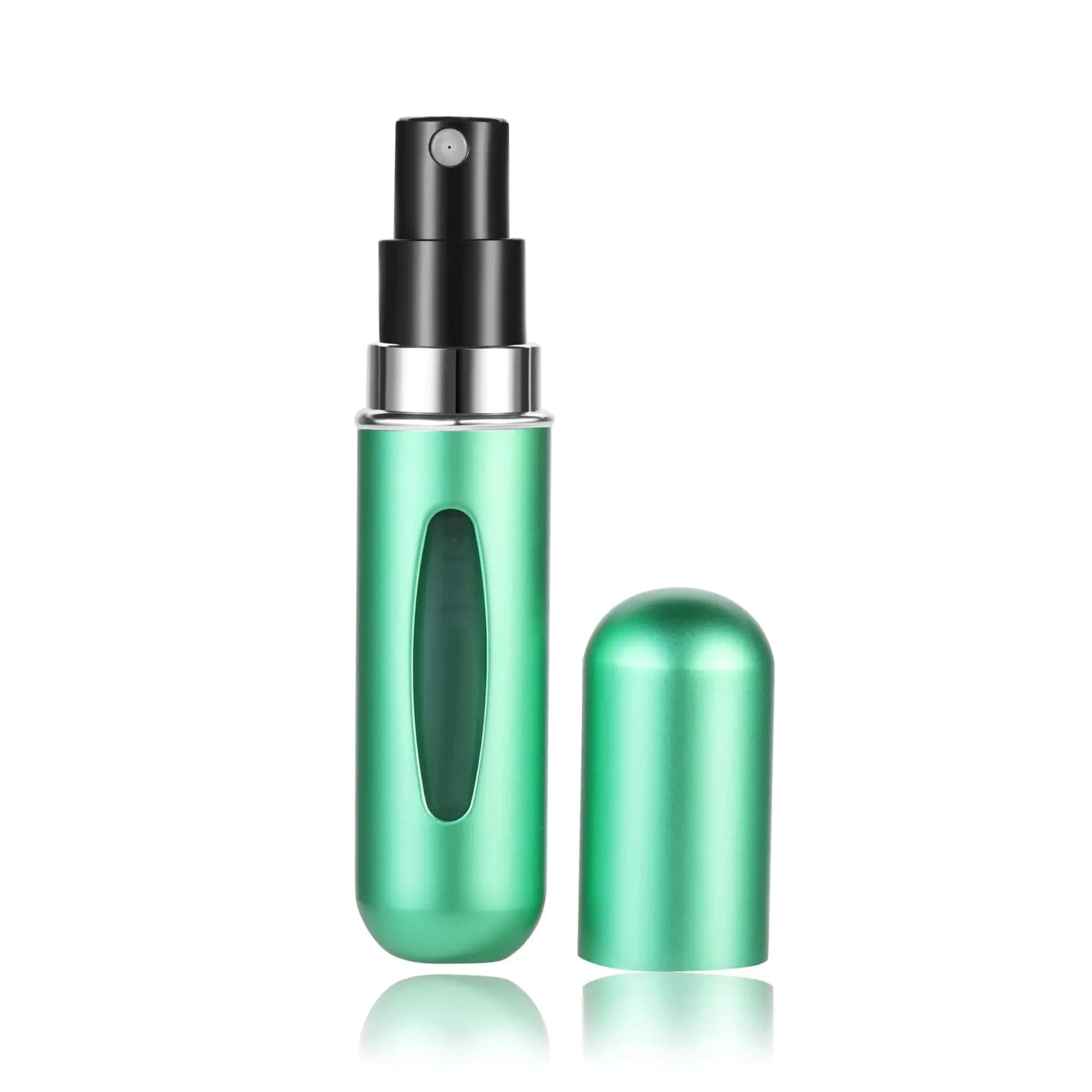 Refillable Perfume Bottle in Green