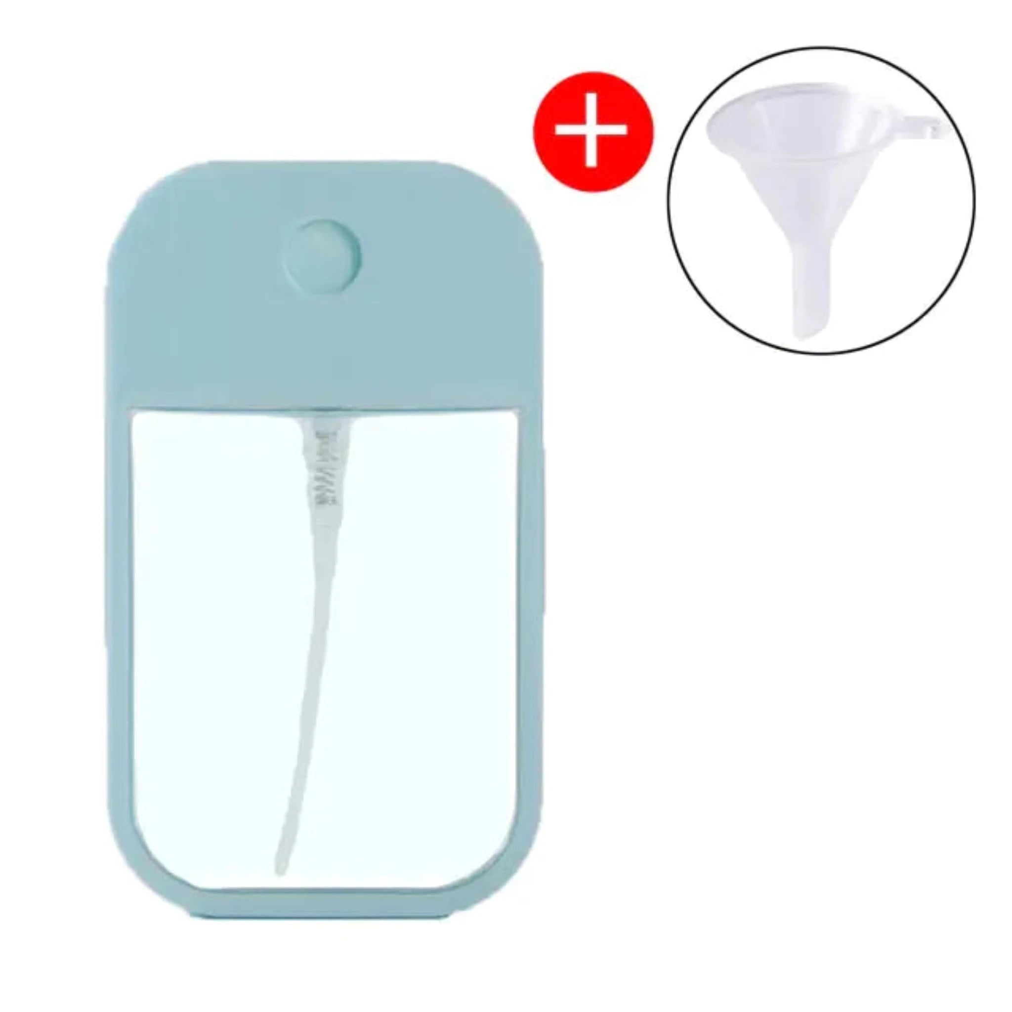 Mini Refillable Sanitizer Bottle in Blue