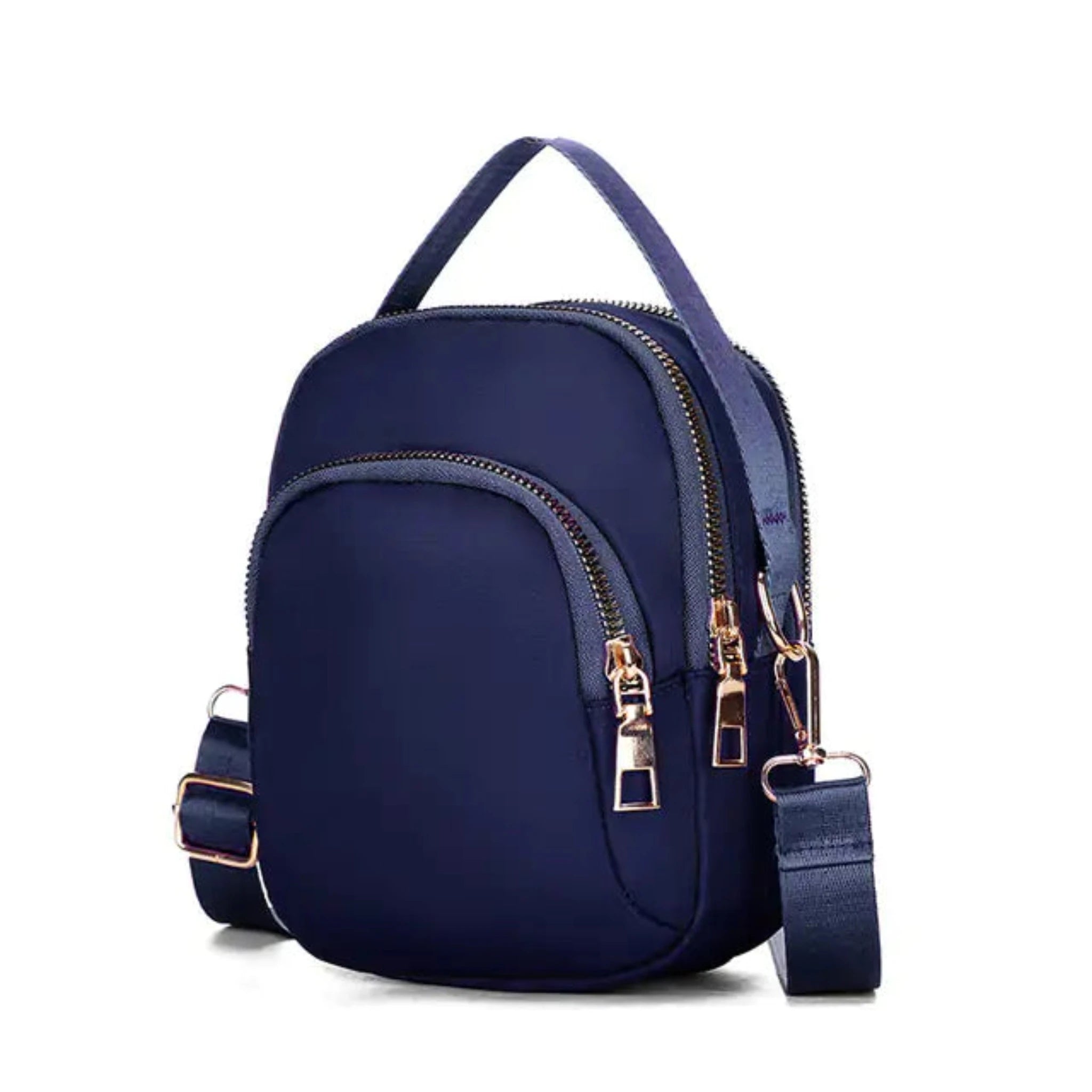 Multifunctional Shoulder Bag in Navy Blue