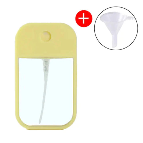 Load image into Gallery viewer, Mini Refillable Sanitizer Bottle in Yellow
