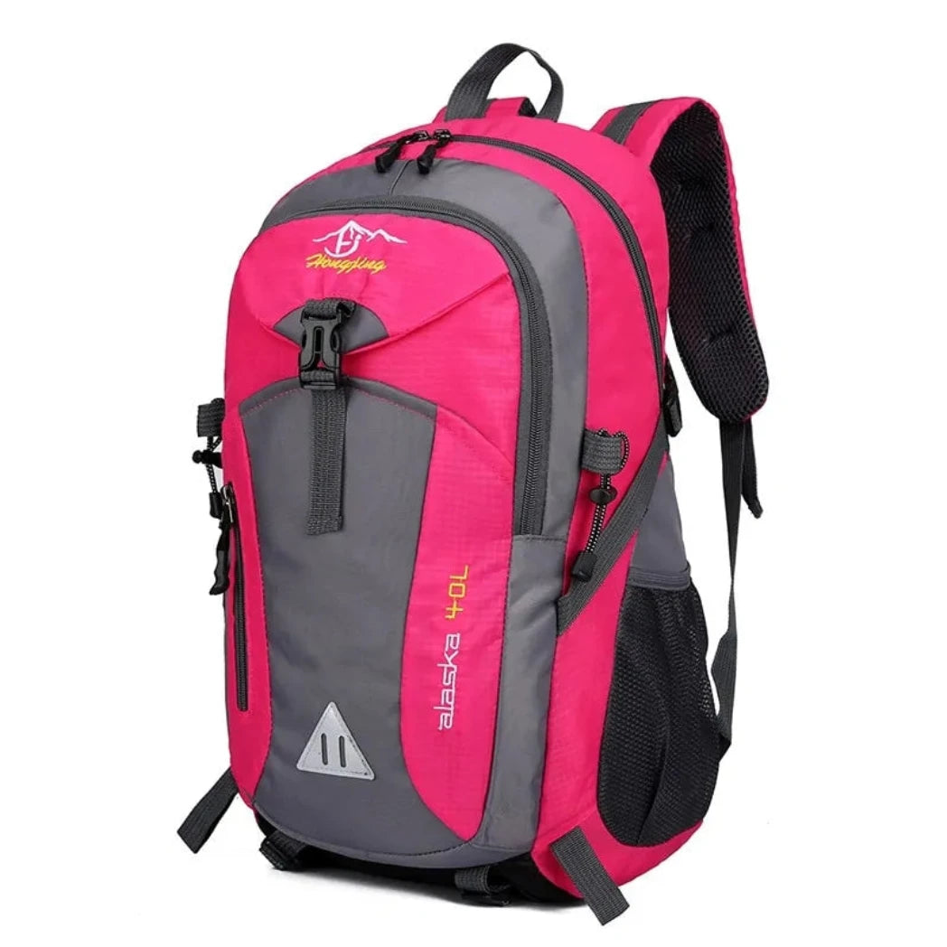 Waterproof Camping Travel Backpack in Pink