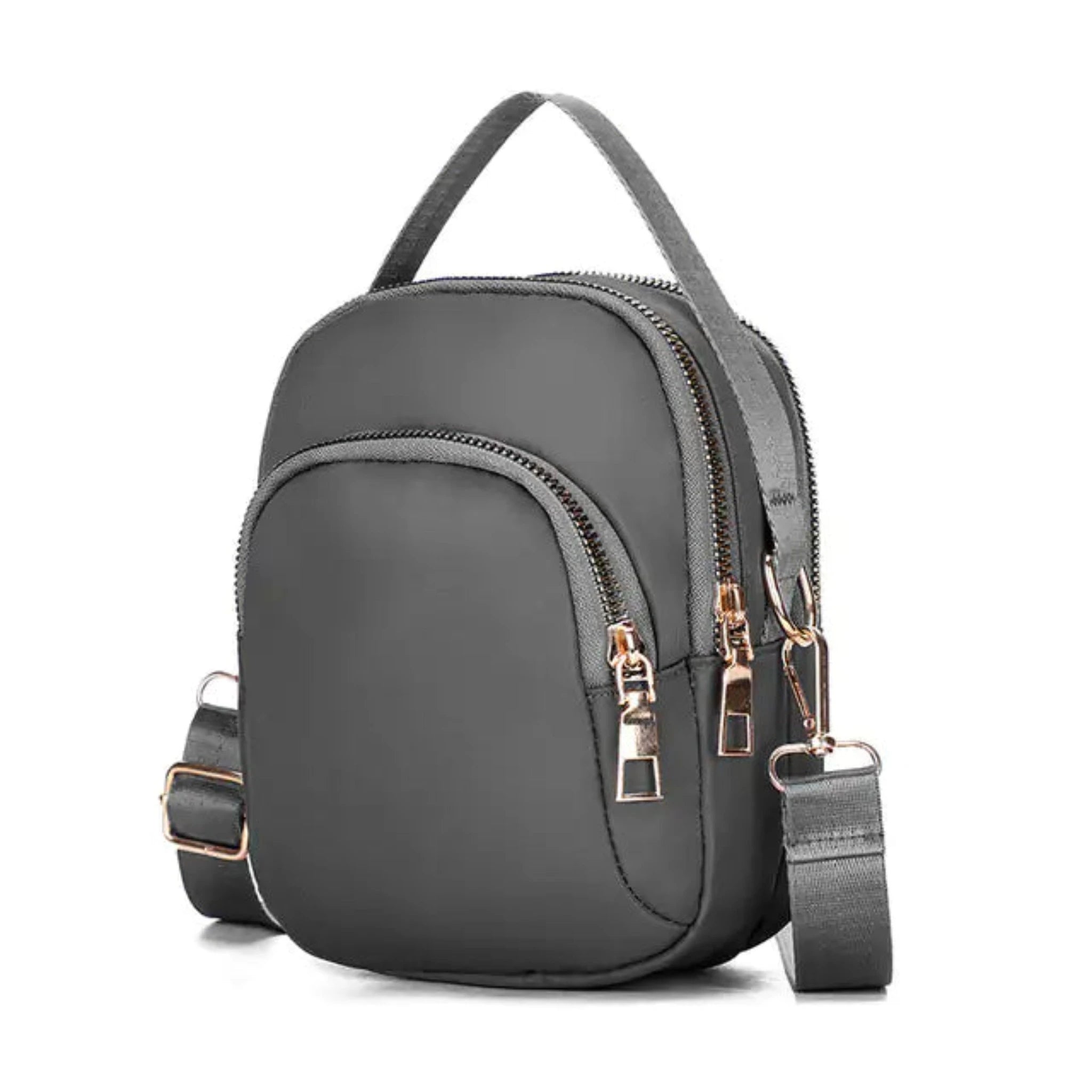 Multifunctional Shoulder Bag in Gray