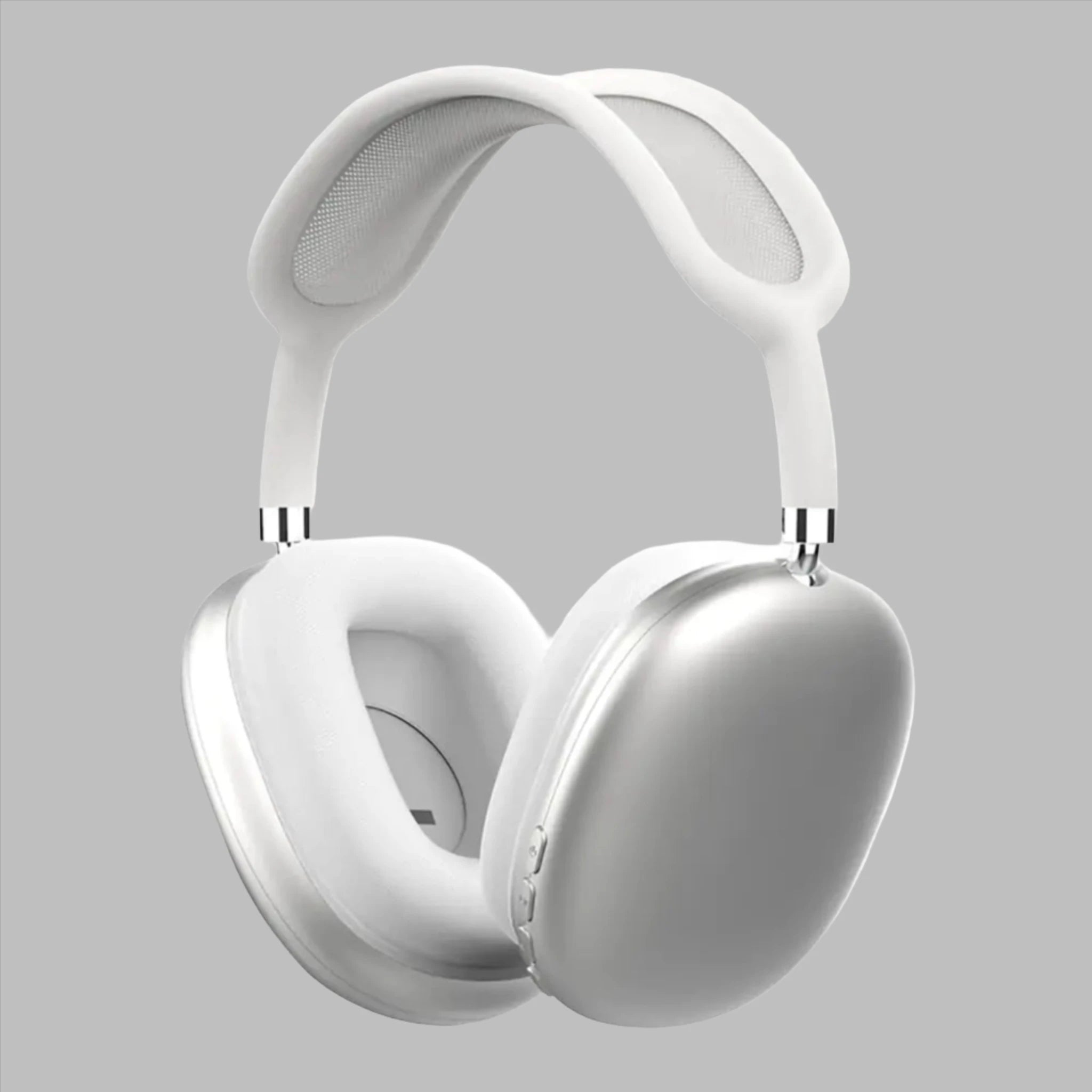 Air Max Headphones With Microphone in Silver