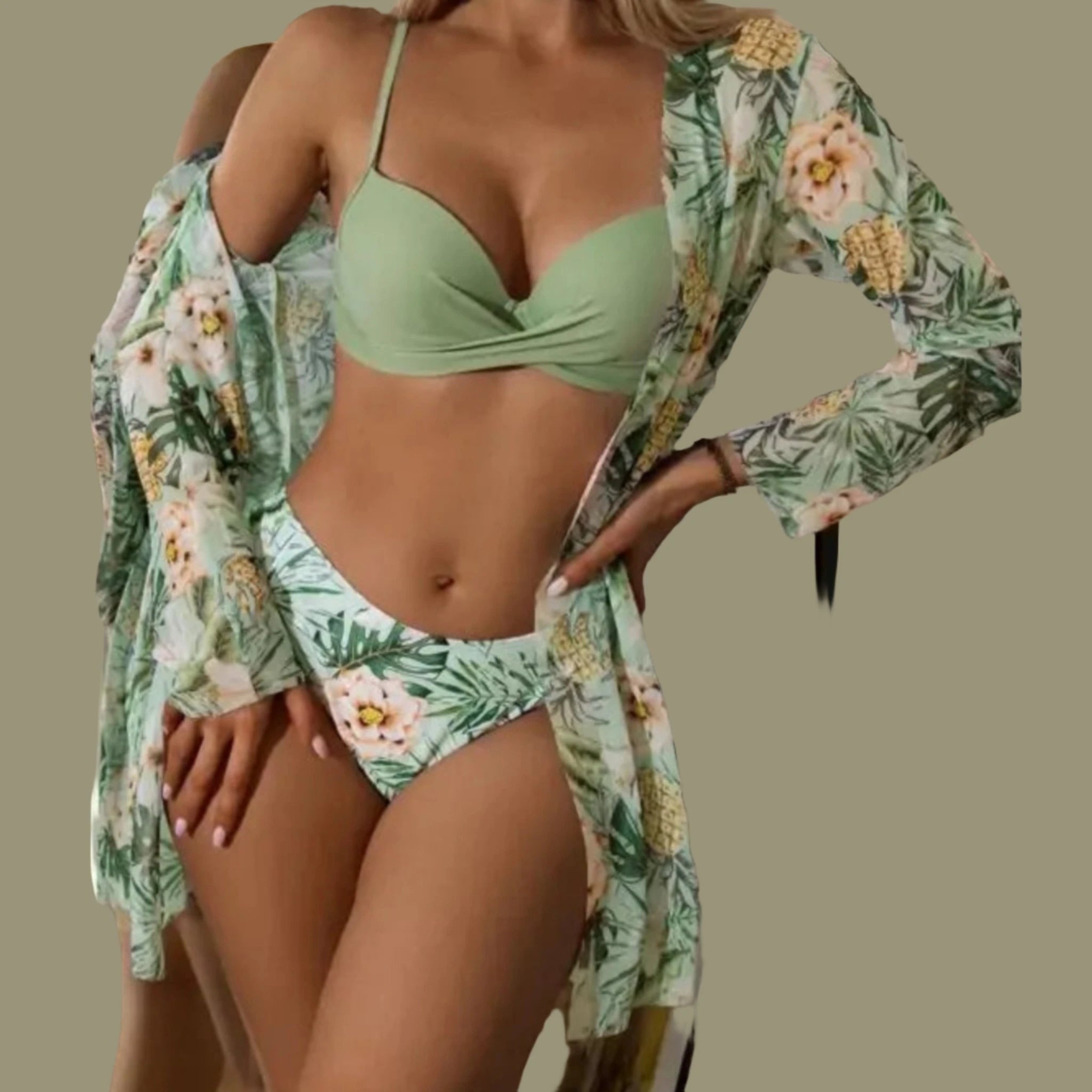 Beach Wear Set in Green