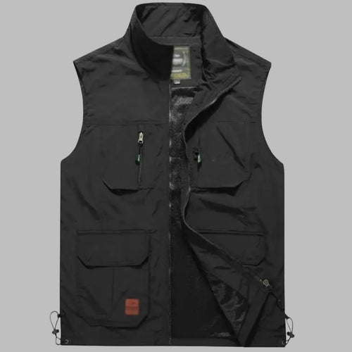 Load image into Gallery viewer, Multi-Pockets Classic Jackets in Black
