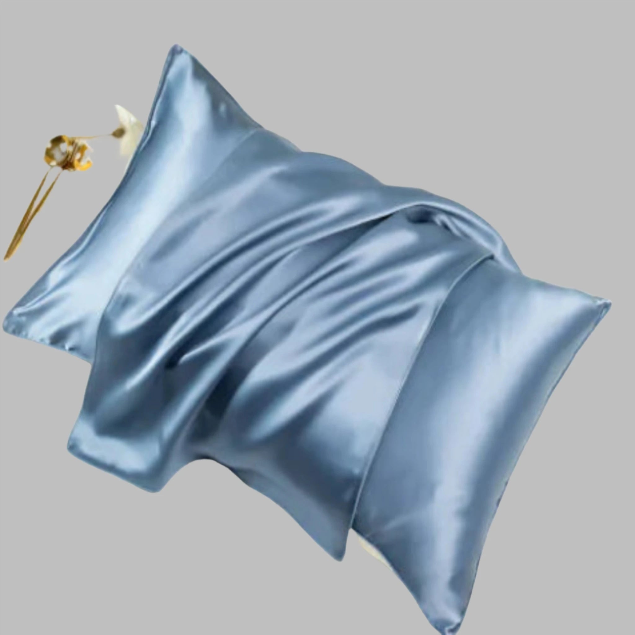 Mulberry Silk Pillow Case in blue