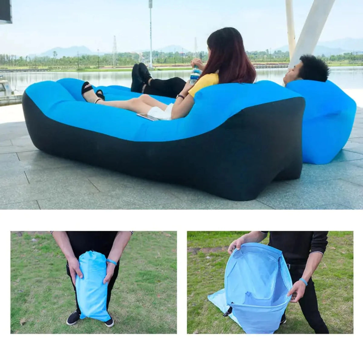 Cheep Inflatable Couch Inflatable Sofa Bed – Vacation Ready