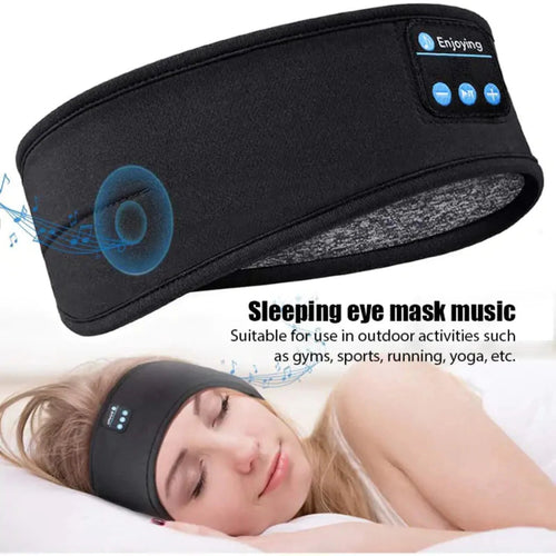 Load image into Gallery viewer, Bluetooth Headphones Soft Elastic Eye Mask
