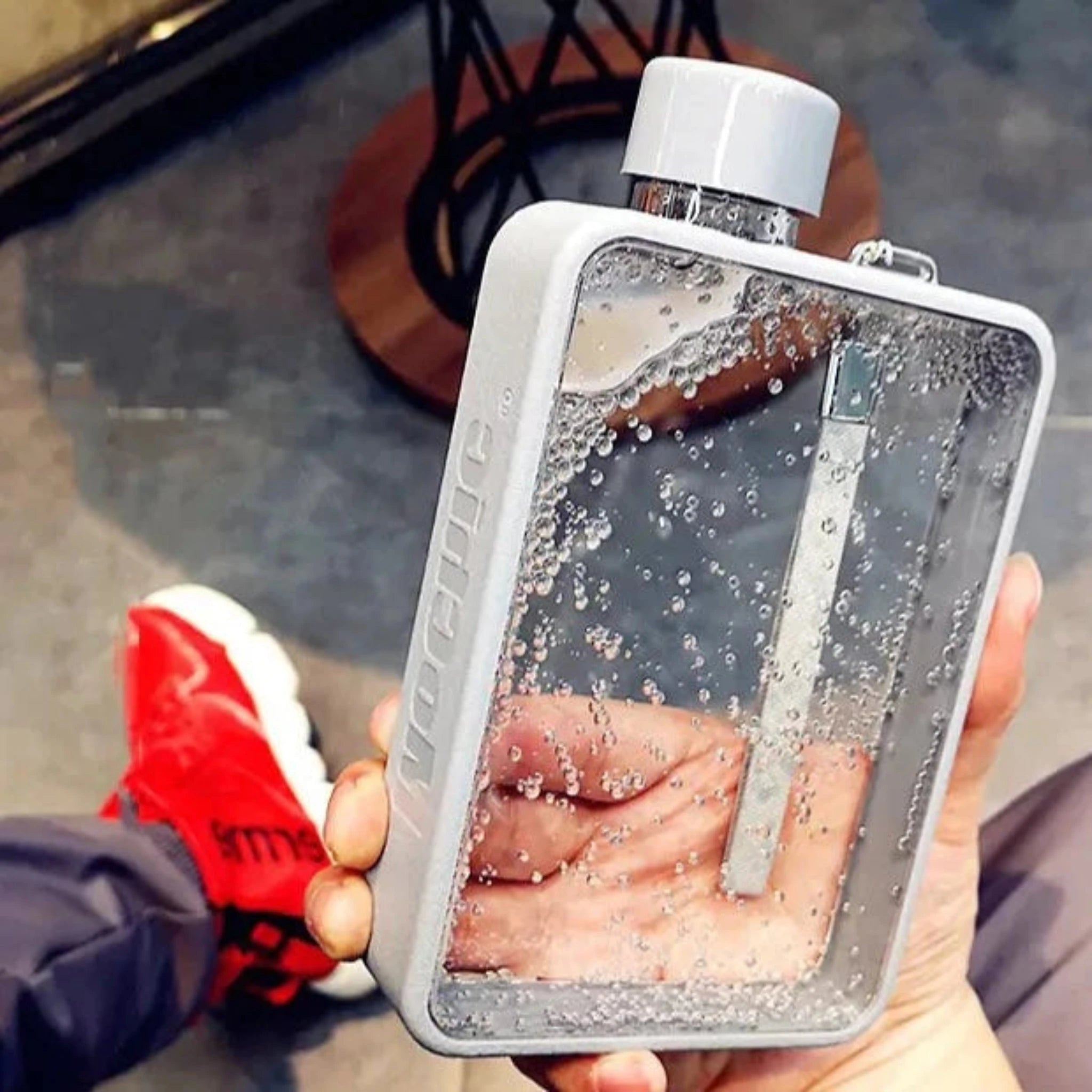 Flat Water Bottle