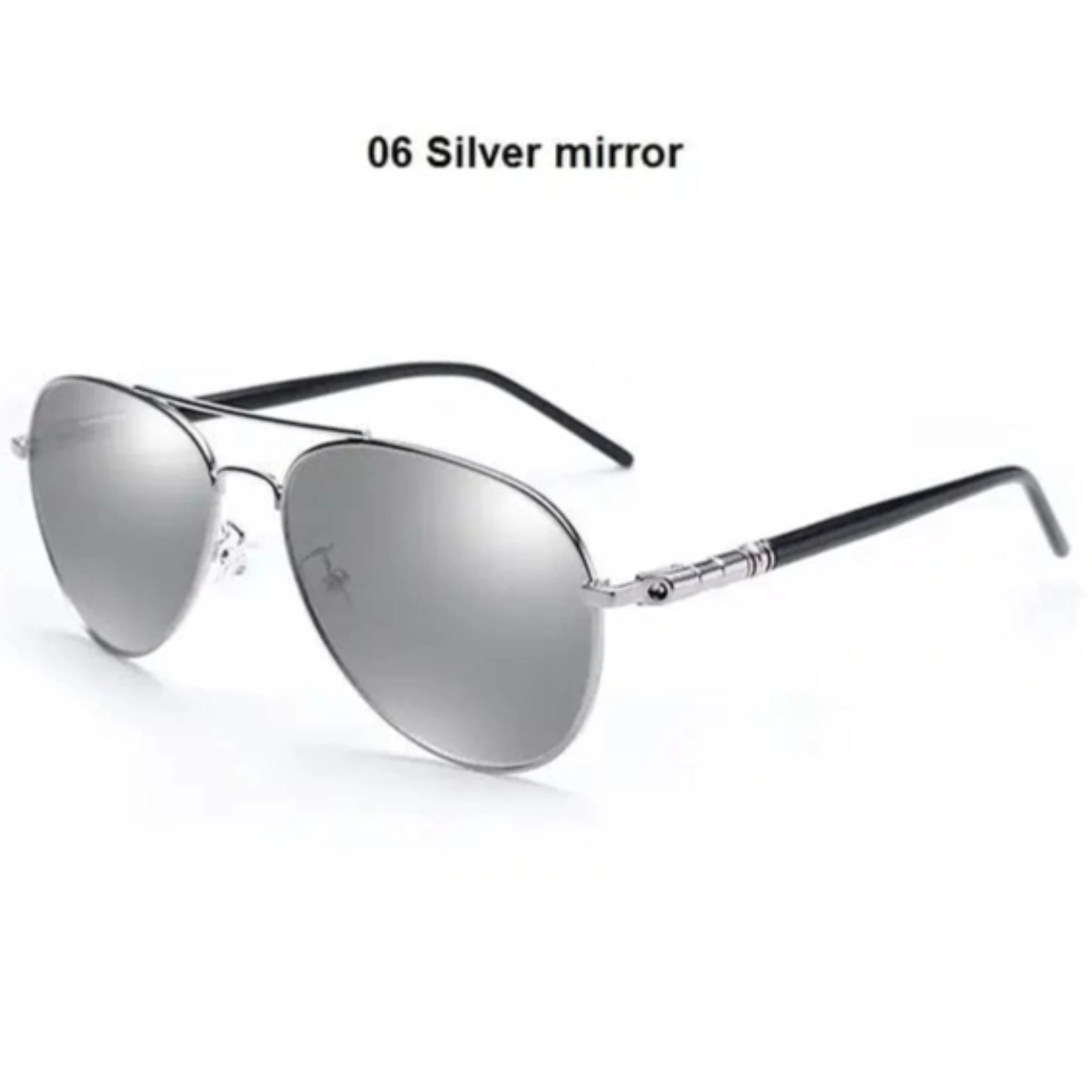 Luxury Polarized Sunglasses in Silver